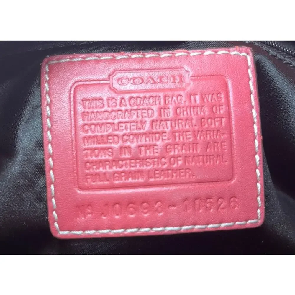 Y2K Coach 10526 Hamilton Pebble Leather Satchel Bag